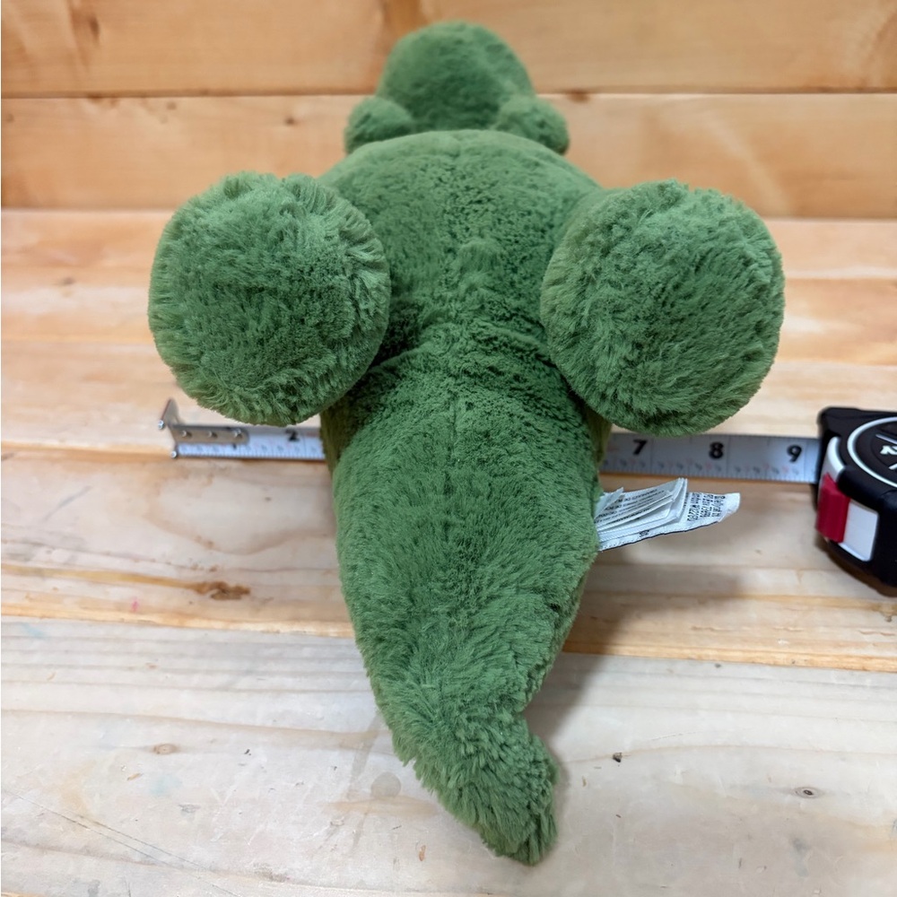 Jellycat Fossily T Rex Dinosaur Green Toy Stuffed Plush Medium 11" Retired - Picture 6 of 10